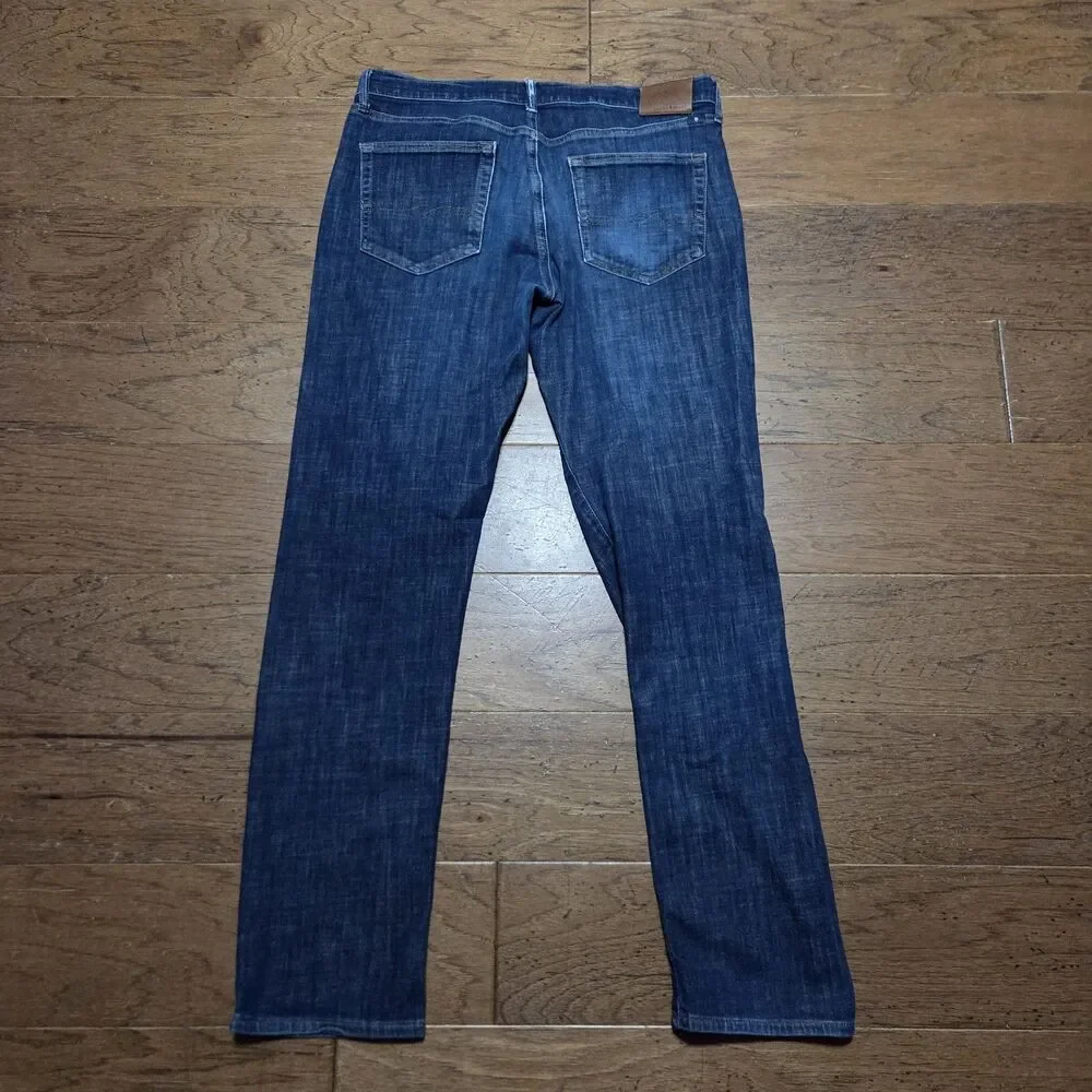 Lucky Brand 121 Heritage Slim Mens Blue Jeans 34x34 Medium Wash Stretch 33x34